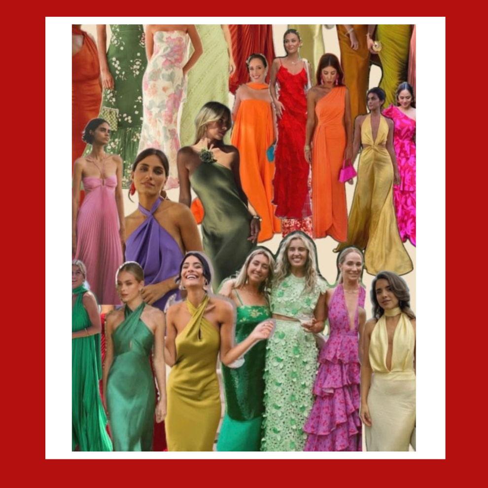 LADIES WEDDING DAY: Formal Summer Chic -- All Colors / Patterns -- Floor Length Dresses -- NO Black or White