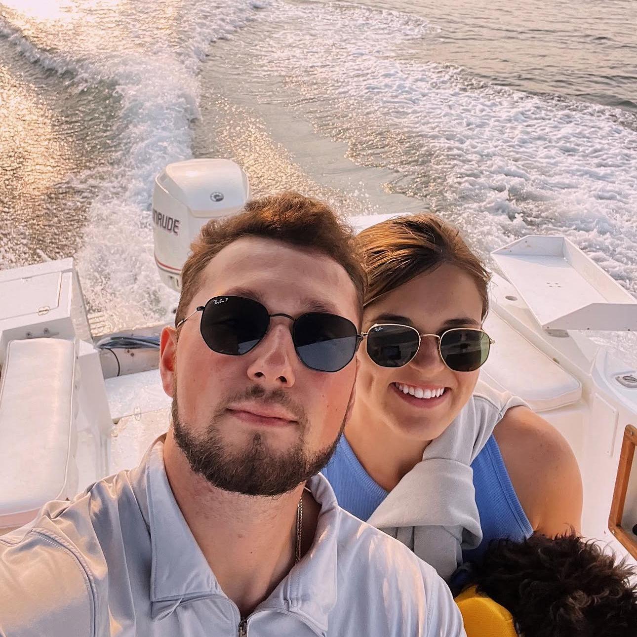 First time getting Amanda (and Hank) to spend 2 nights on the boat at Block Island