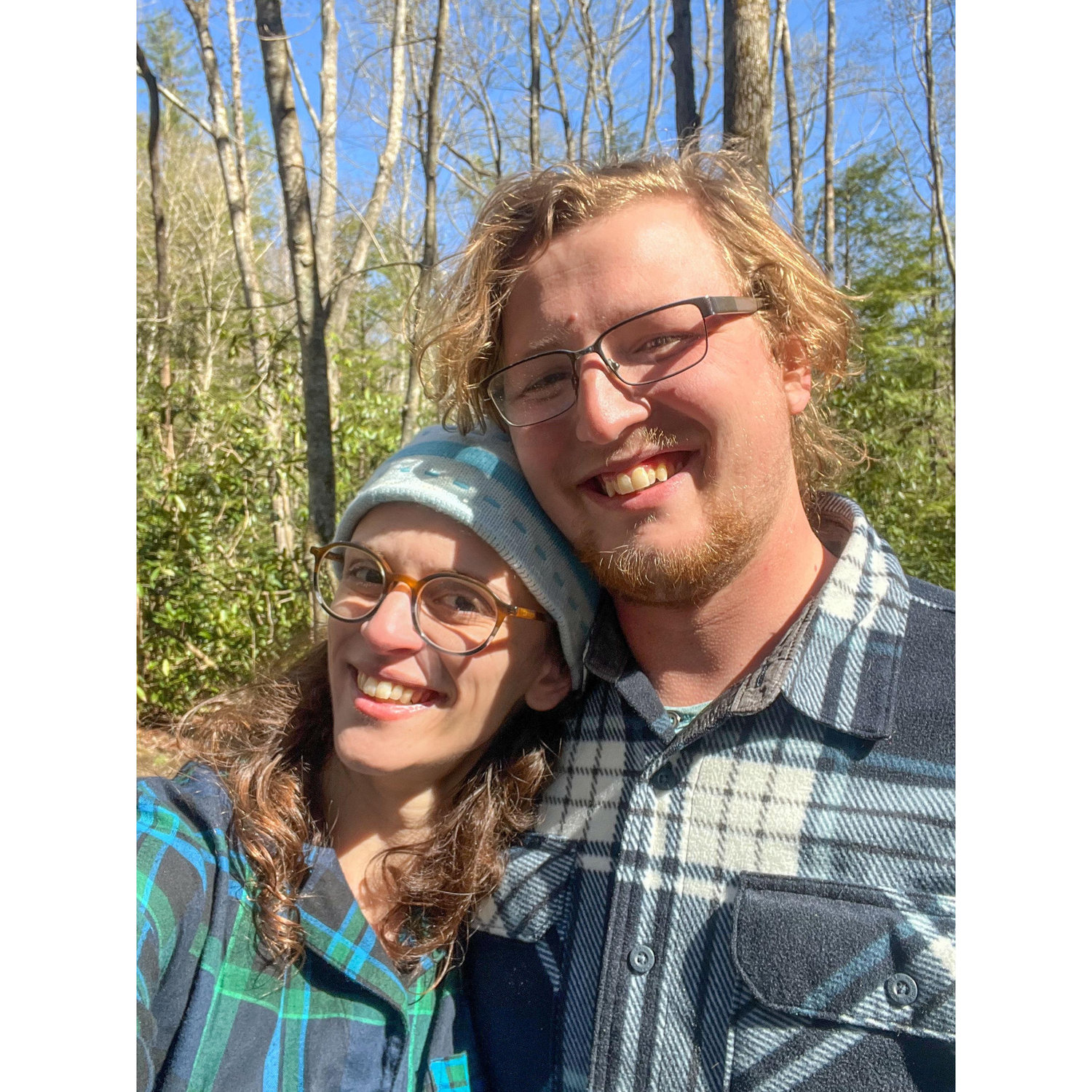 First camping trip, with Josh and Carla