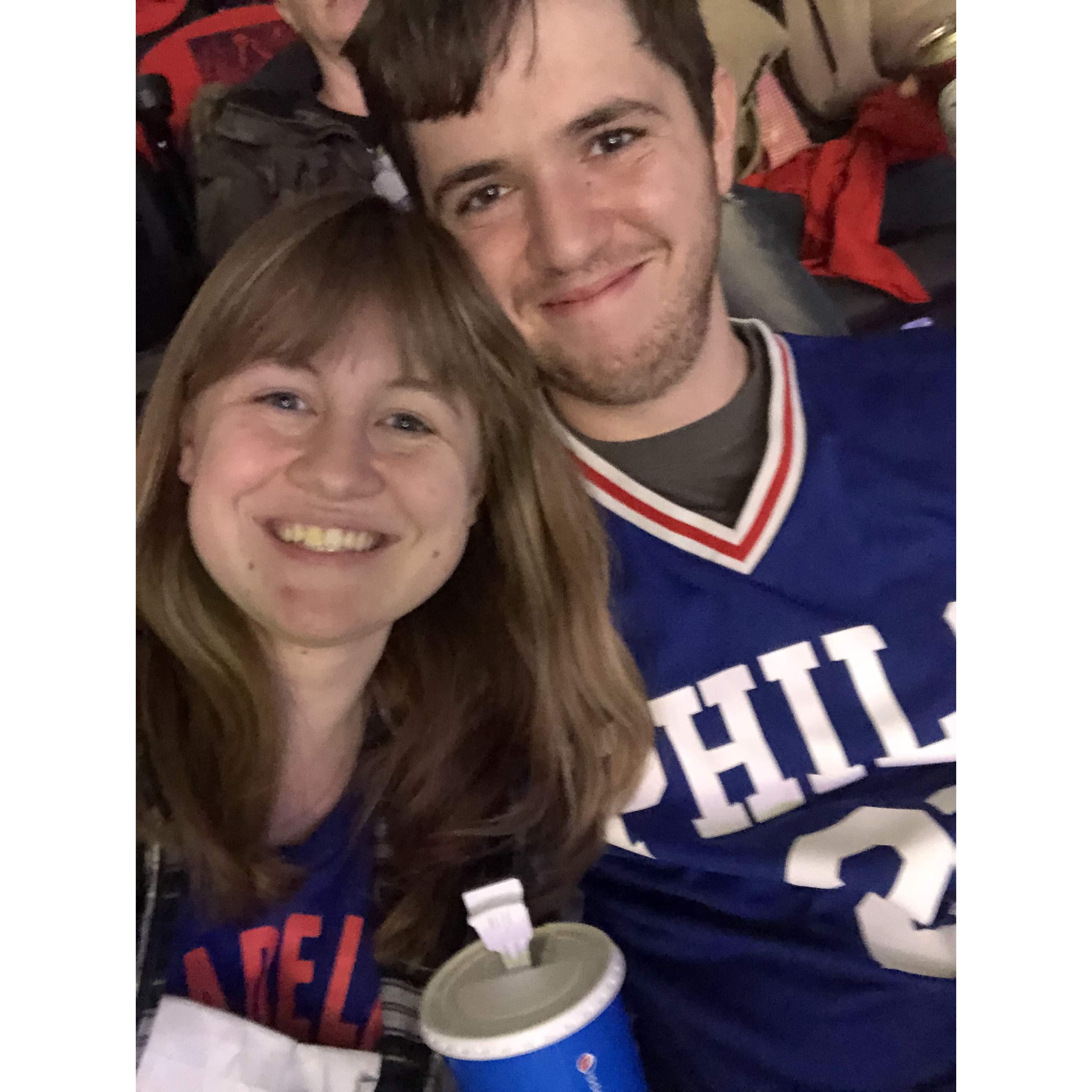 First Sixers game!