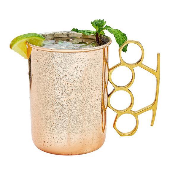 BRASS KNUCKLE MOSCOW MULE MUG