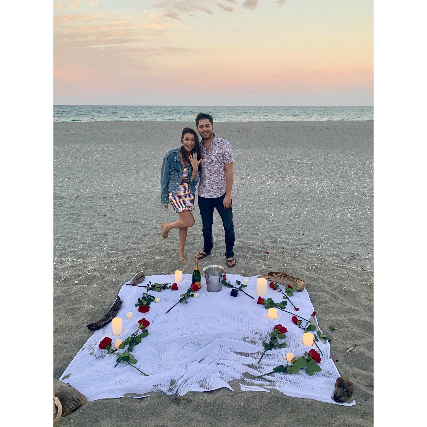and then they said yes to a life together forever and always
