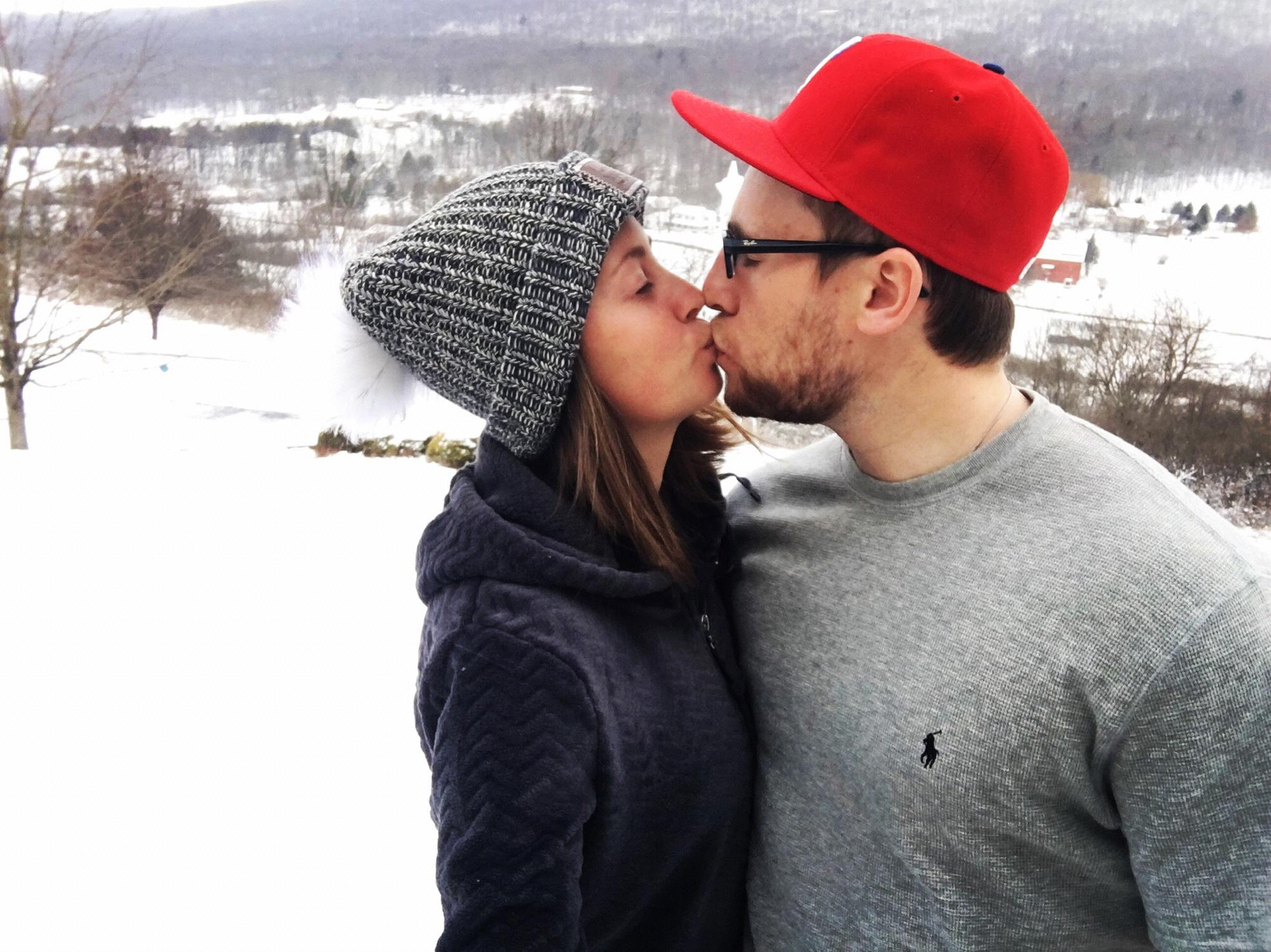 First snow together ❄️