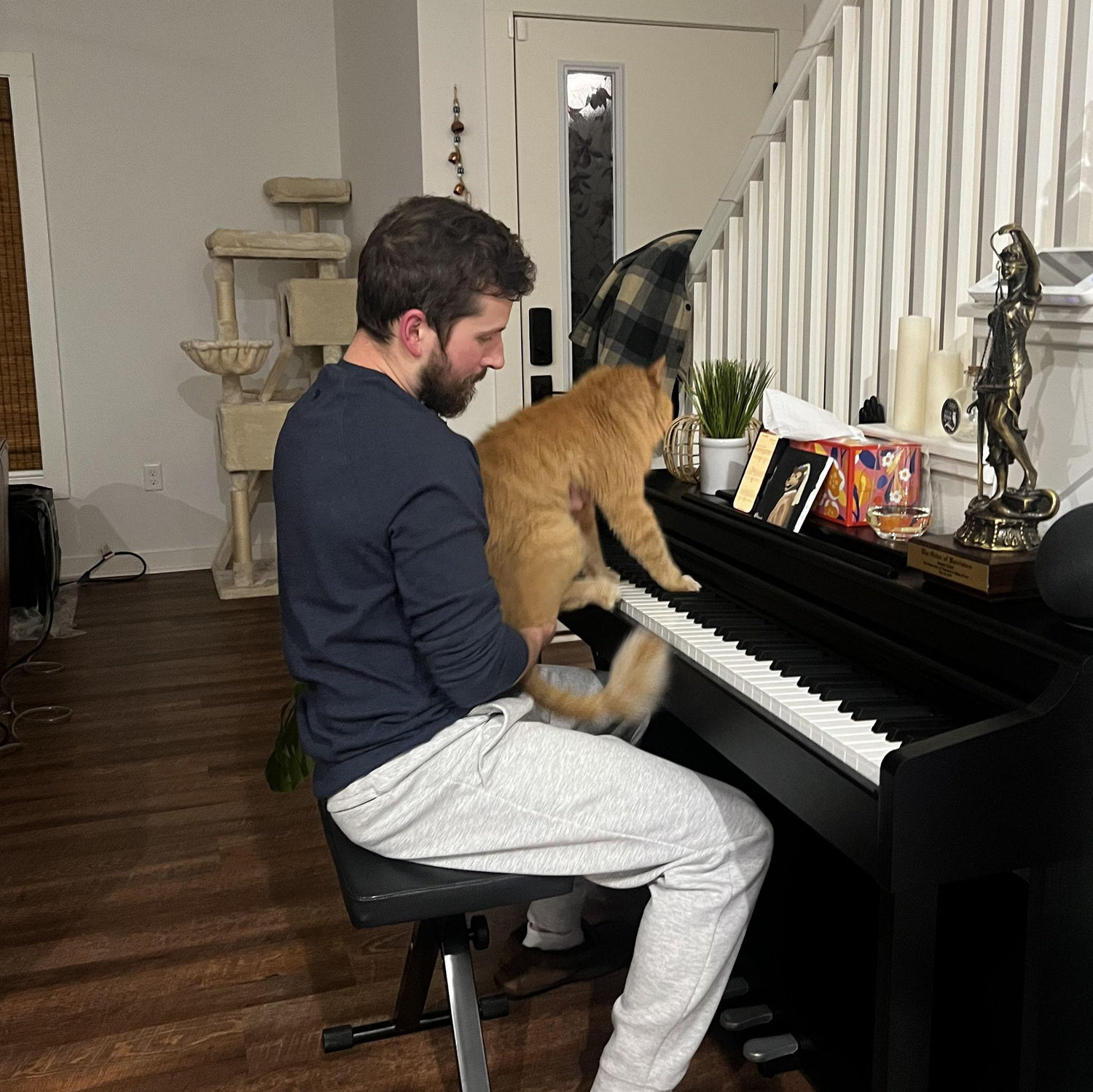 Daniel hoping that Tusk could would show some rare musical talent so he can help pay the bills.