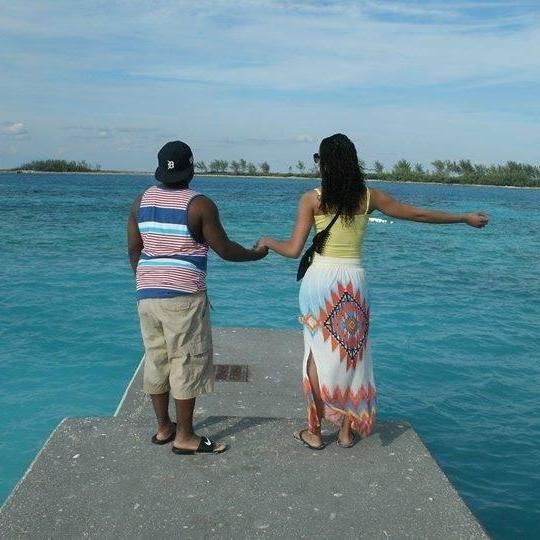 Enjoying the Bahamas...