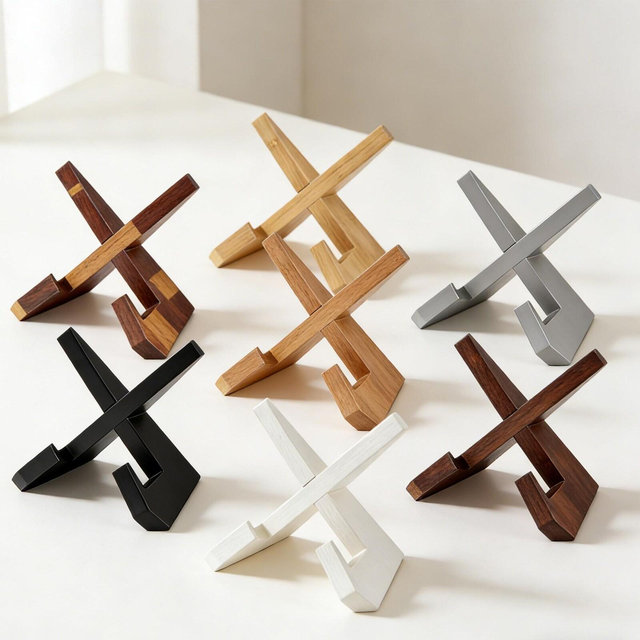 Wooden Cookbook Display Stand, Book Stand Recipe Holder