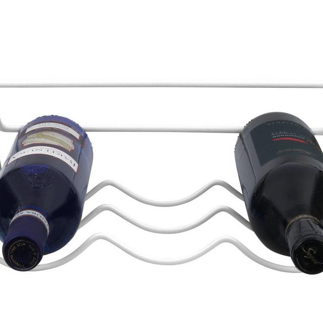 Mantello Refrigerator Wine Rack Bottle Rack Holder, White