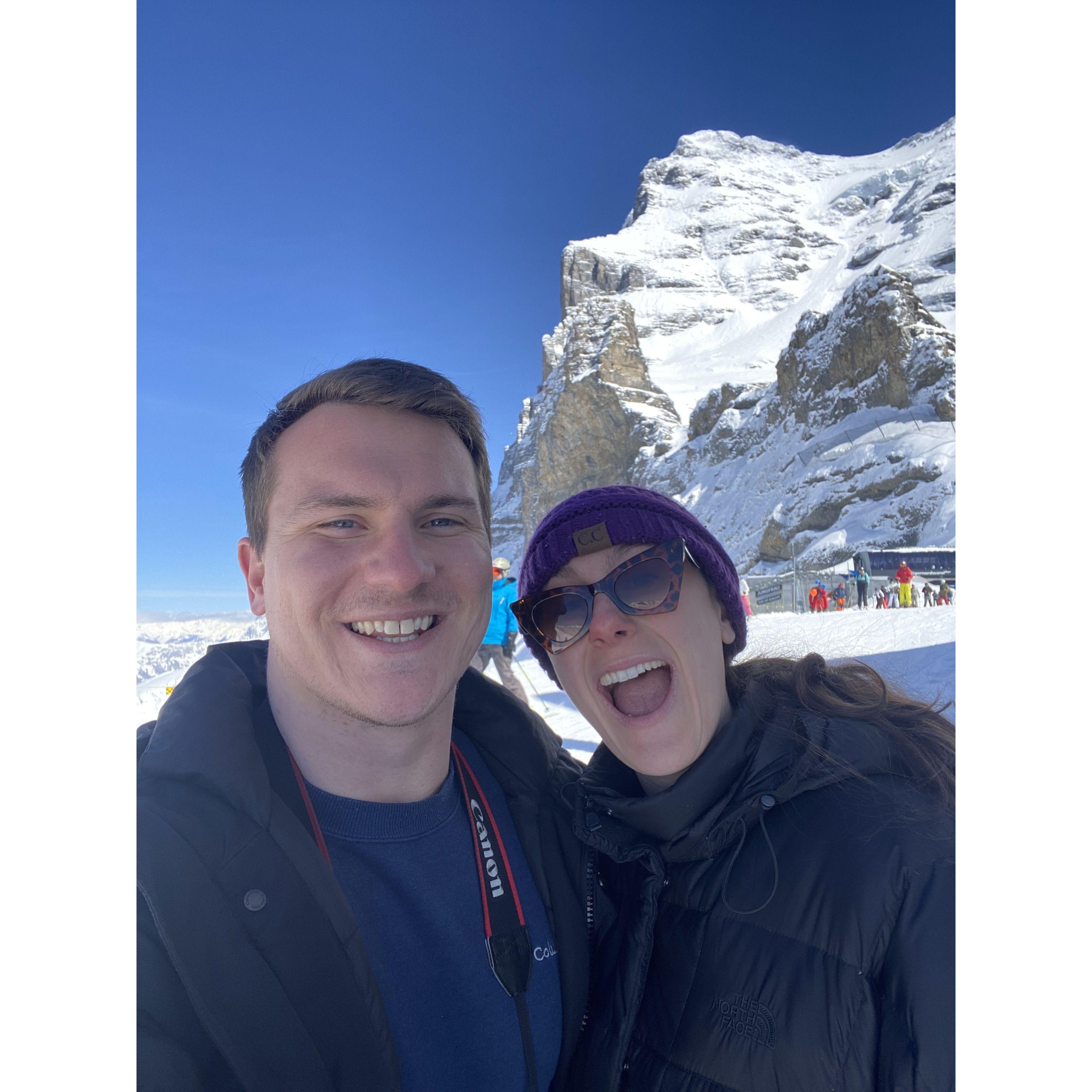 Swiss mountaintop adventuring