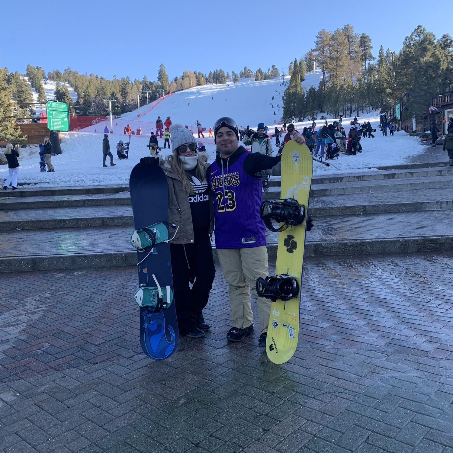 You Taught Me To Snowboard!