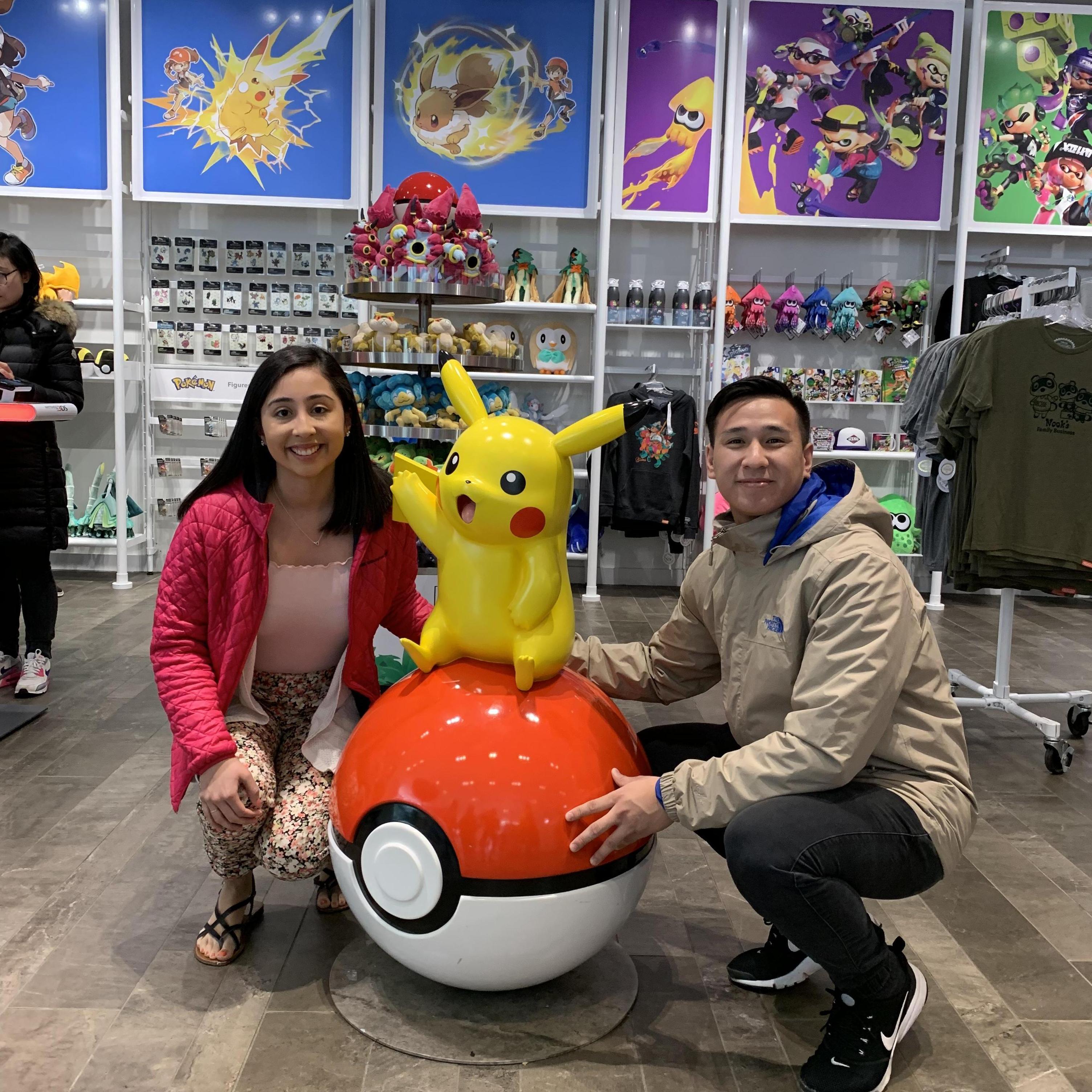 He loves Pikachu!