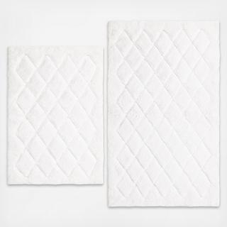 Marquis Diamond 2-Piece Bath Rug Set