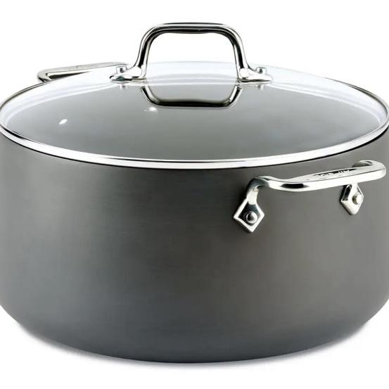 HA1 Hard Anodized Nonstick Cookware, Stockpot with Lid, 8 quart