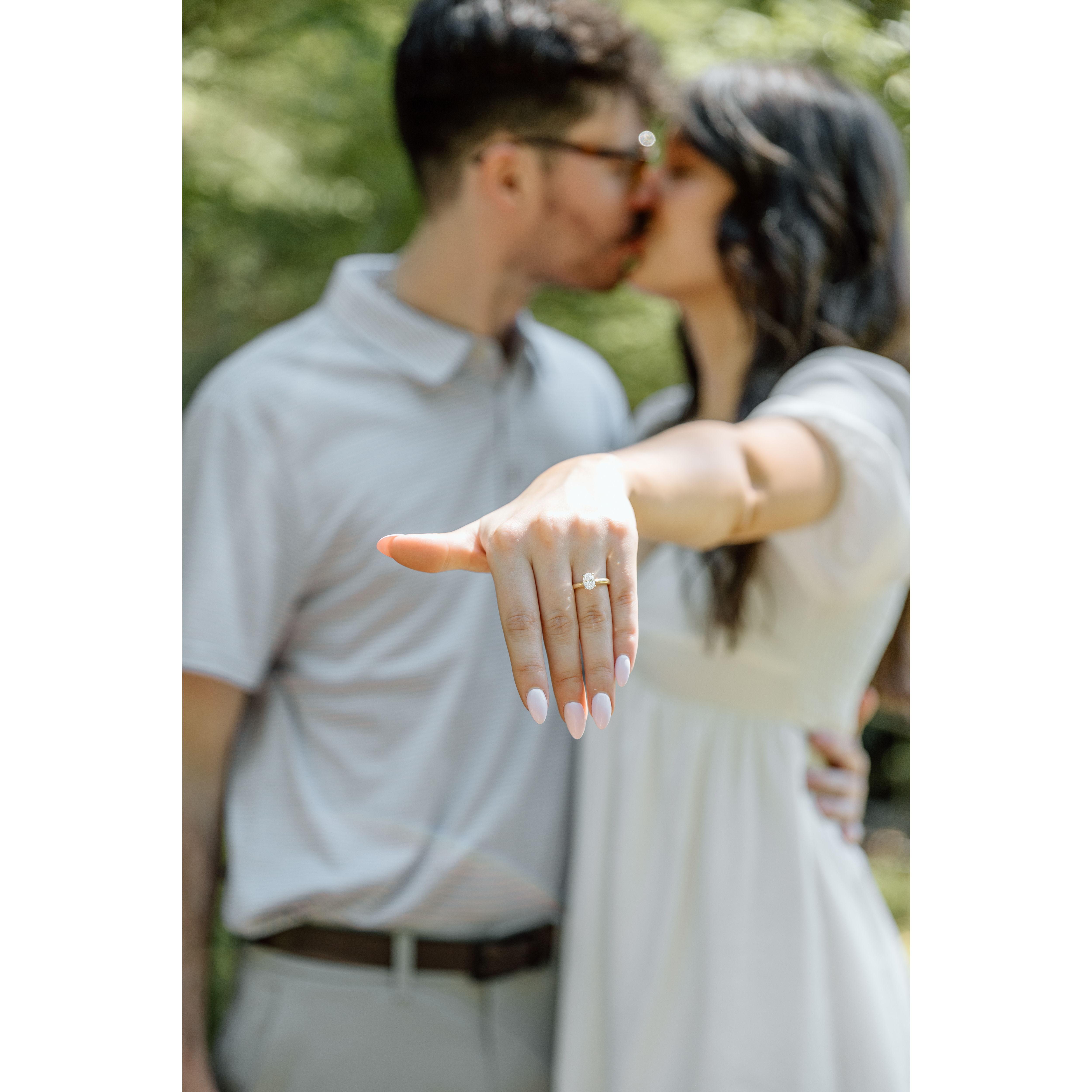 SHE SAID YES!