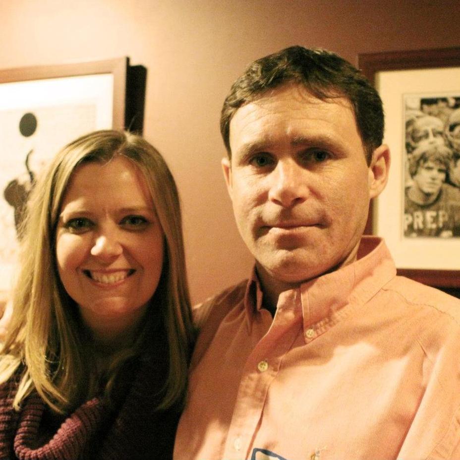 At our 10 Year High School Reunion. Little did we know when we met back in middle school where our paths would take us.