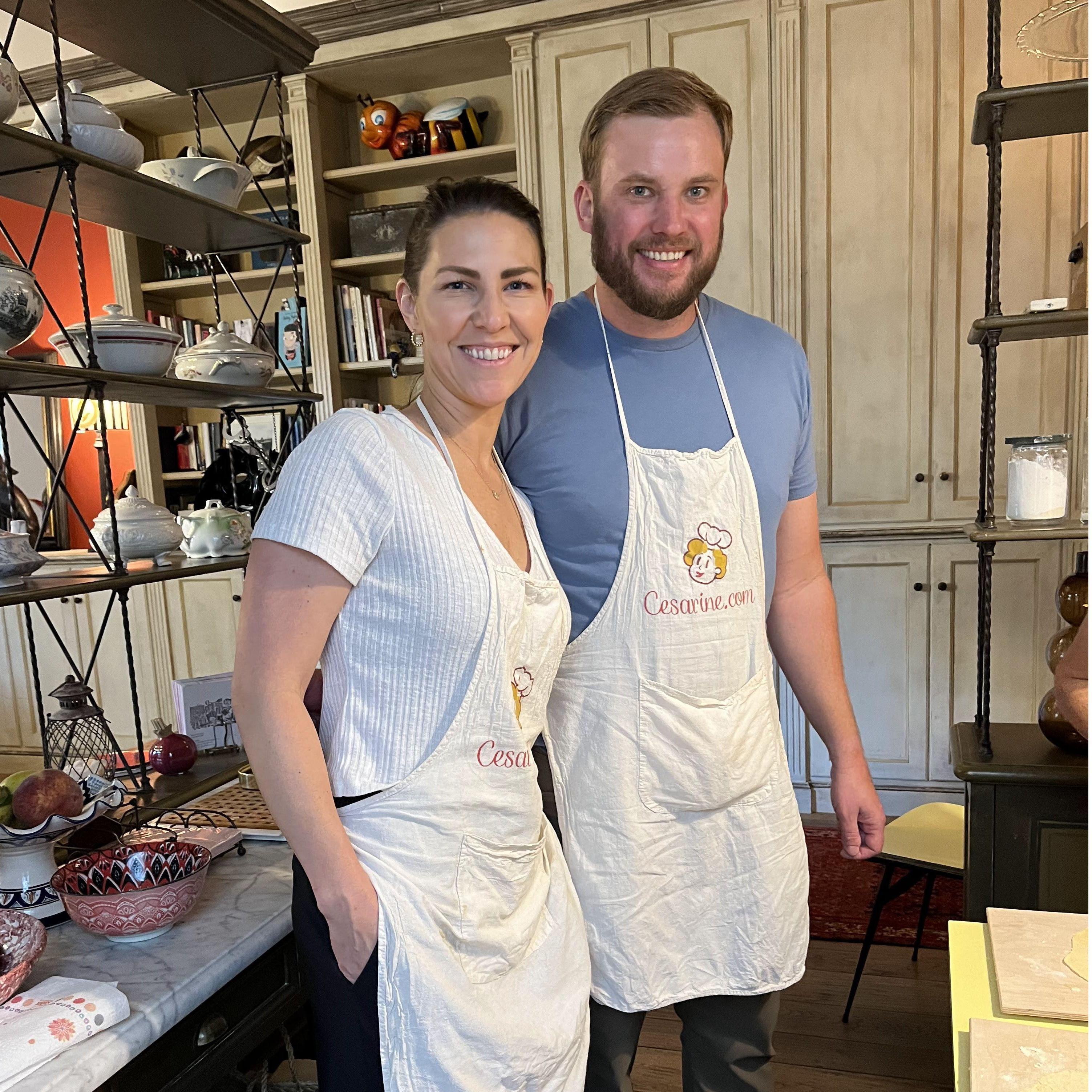Whipping up some fresh pasta in Italy