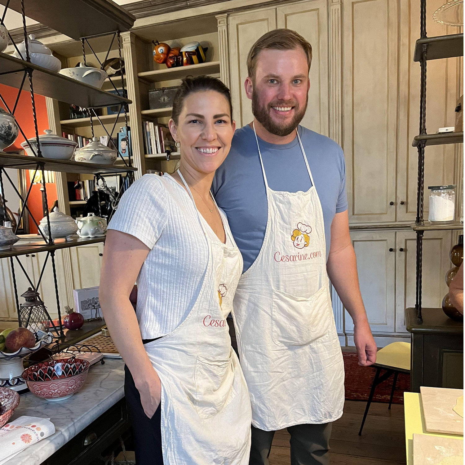 Whipping up some fresh pasta in Italy