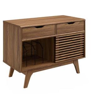 Modway Render 2-Drawer Vinyl Record Display Stand