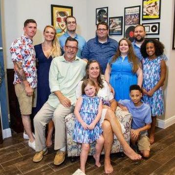 Danyle's Moms and Stepdad, Chucks 10th vow renewal! (Bride's family)
