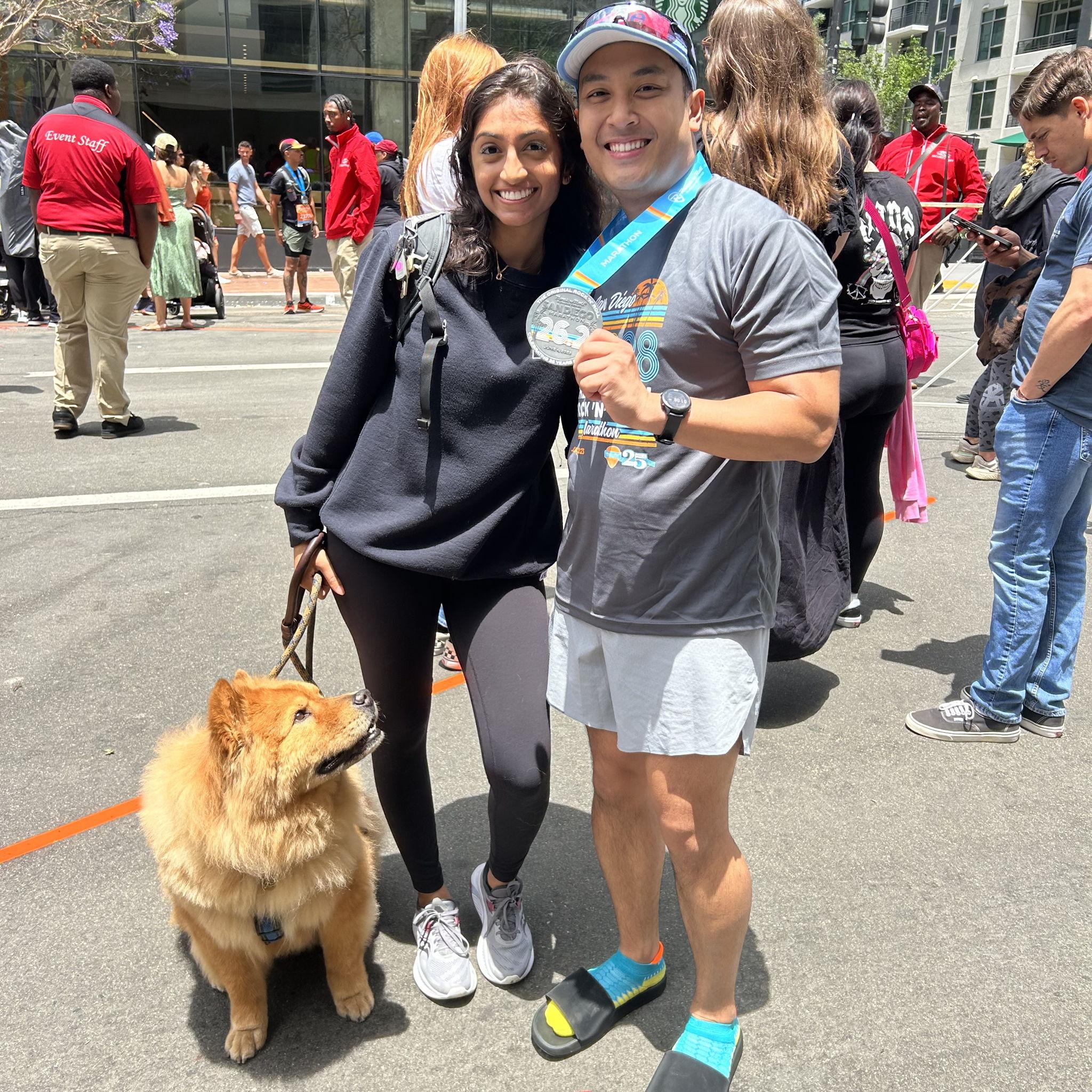 Ryans first marathon - Gumbo's in awe