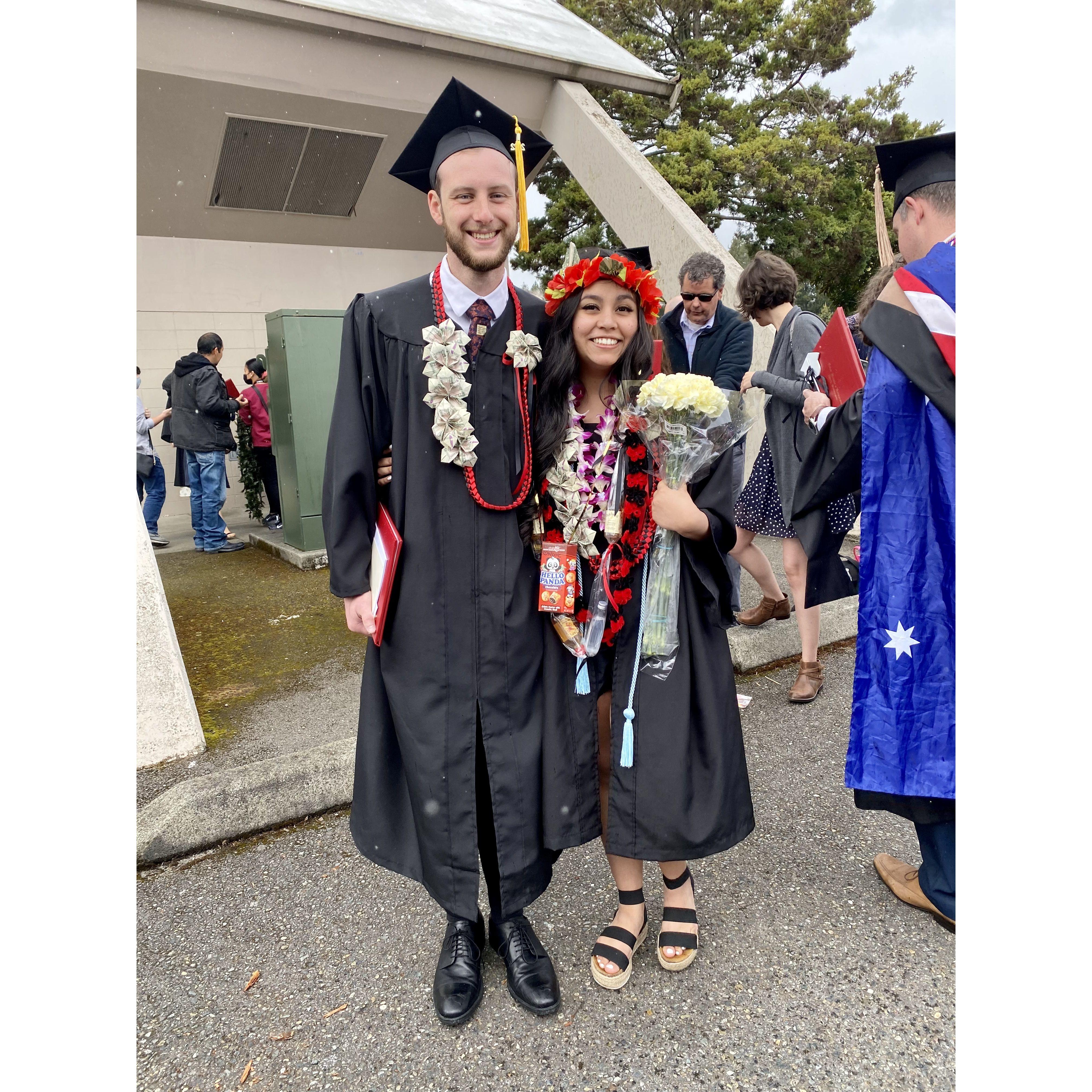 Graduated from Saint Martins University with our degrees!