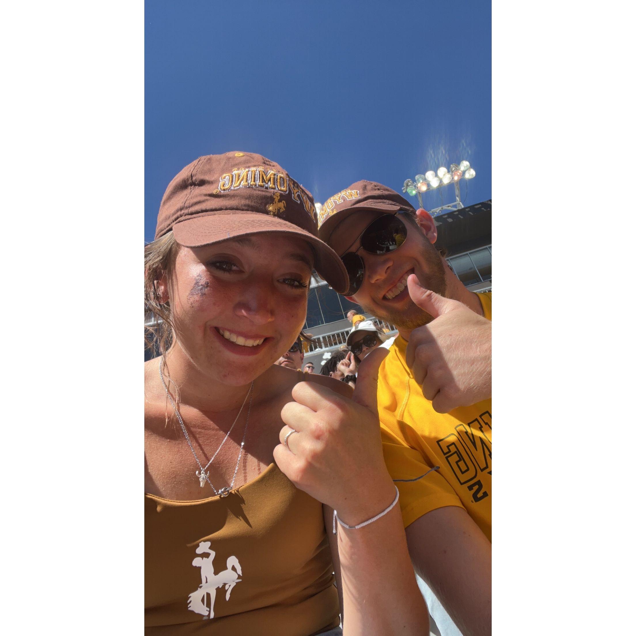 First University of Wyoming game