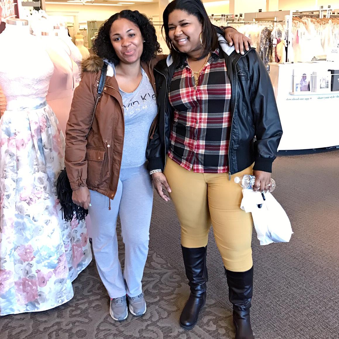 The day me and the maid of honor picked her dress..