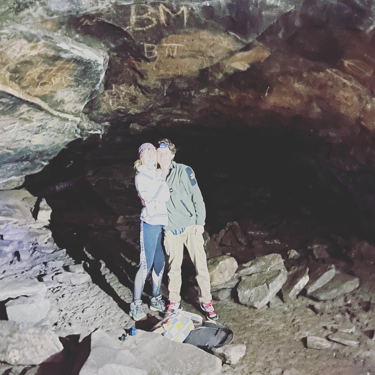 Second first date exploring a cave!!!