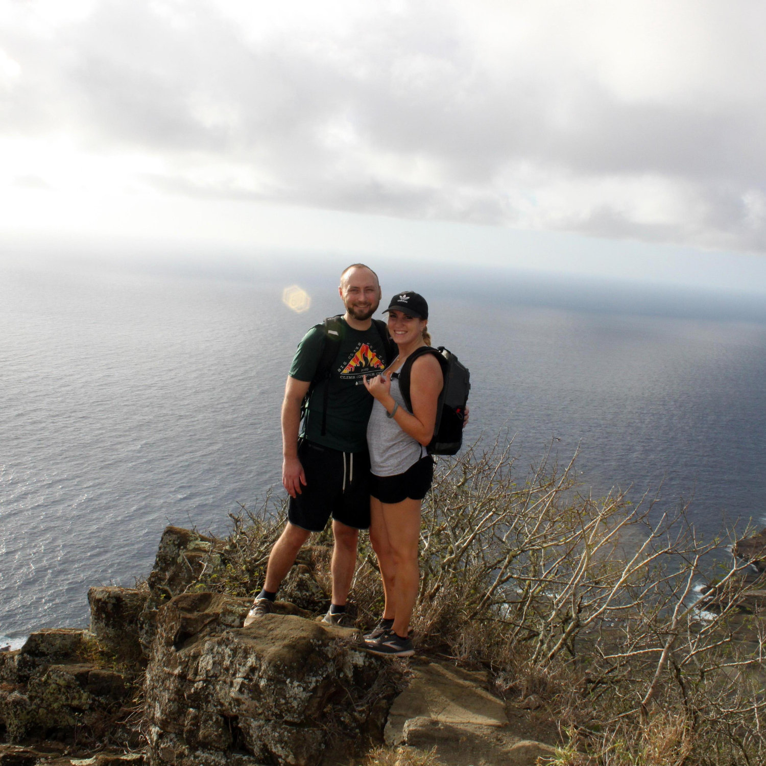 View from the top of Koko Head in Hawaii!