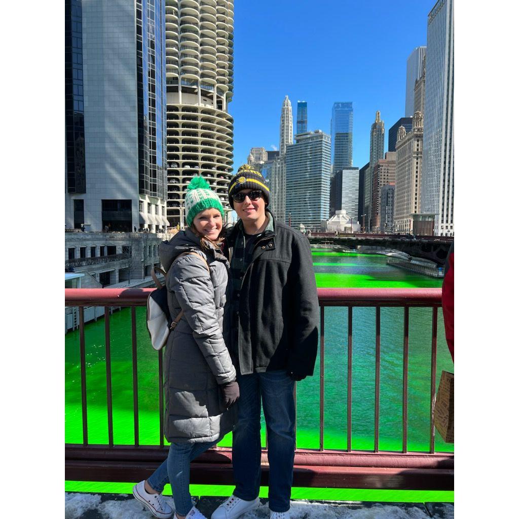 Our first weekend away. Chicago, IL