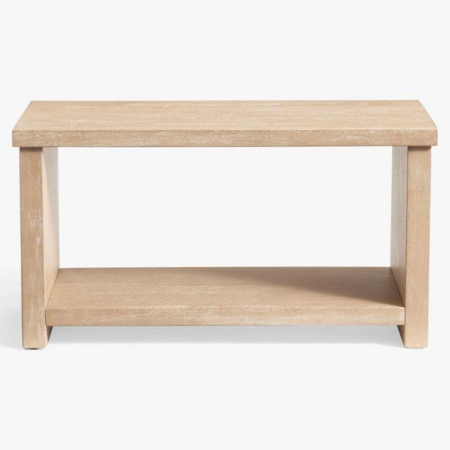 Modern Farmhouse Shoe Bench - Fog