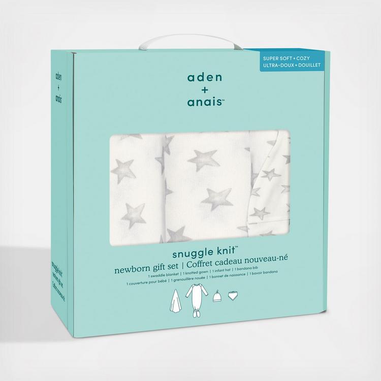 aden + anais newborn gift set（birdsong） Amazon.com: aden + anais Snuggle Knit Newborn Gift Set with