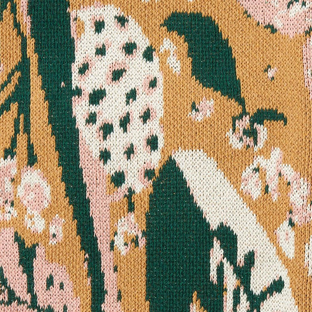 Mushroom Straw Lap Blanket