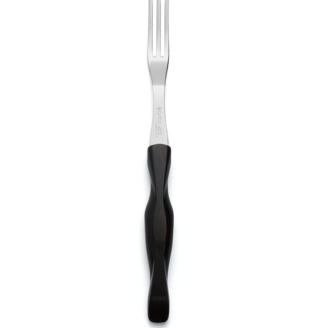 CUTCO Model 1726 Turning Fork in factory-sealed plastic bag. Classic Dark Brown handle (often called"Black")