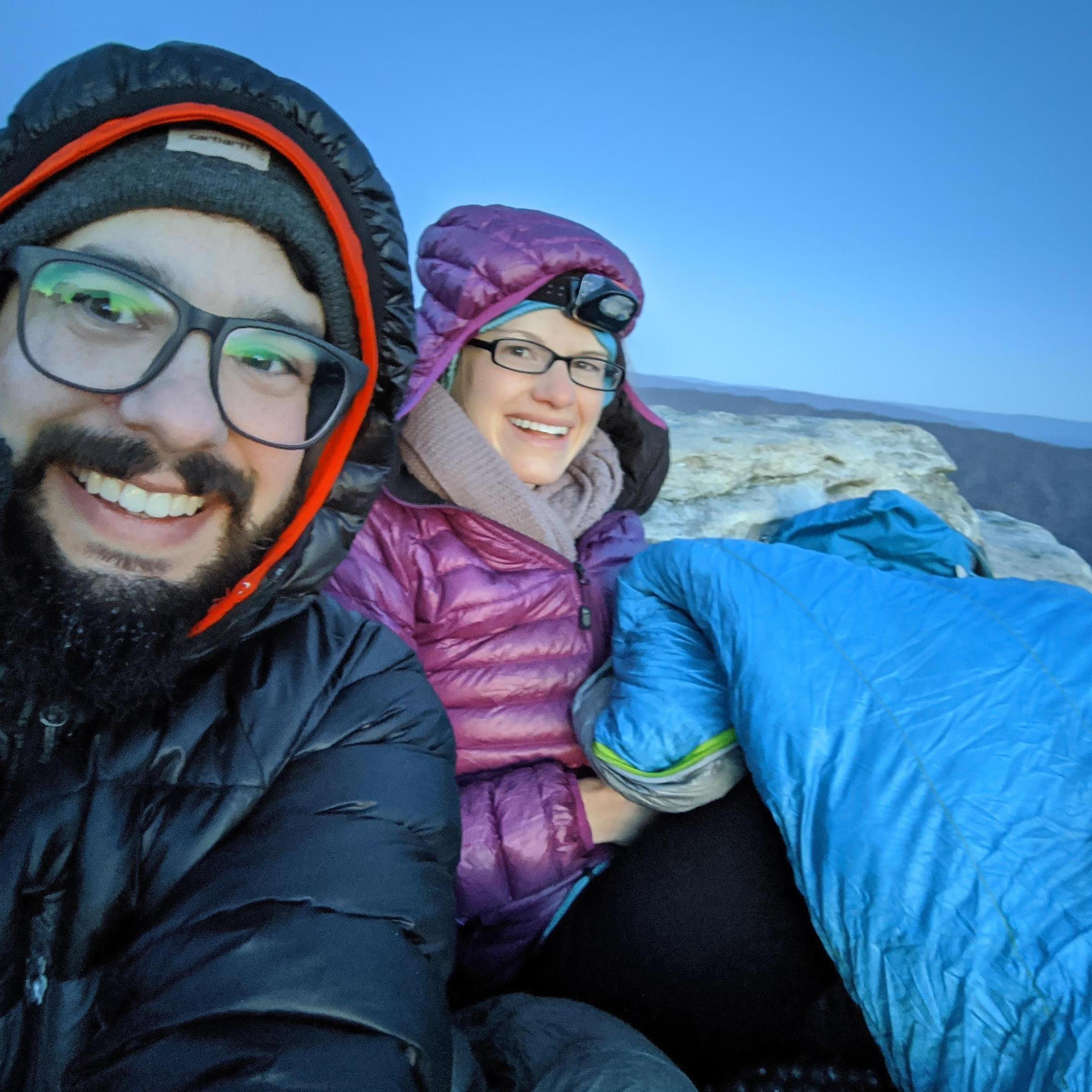 Sunrise on AT, McAfee Knob, Virginia - 2019