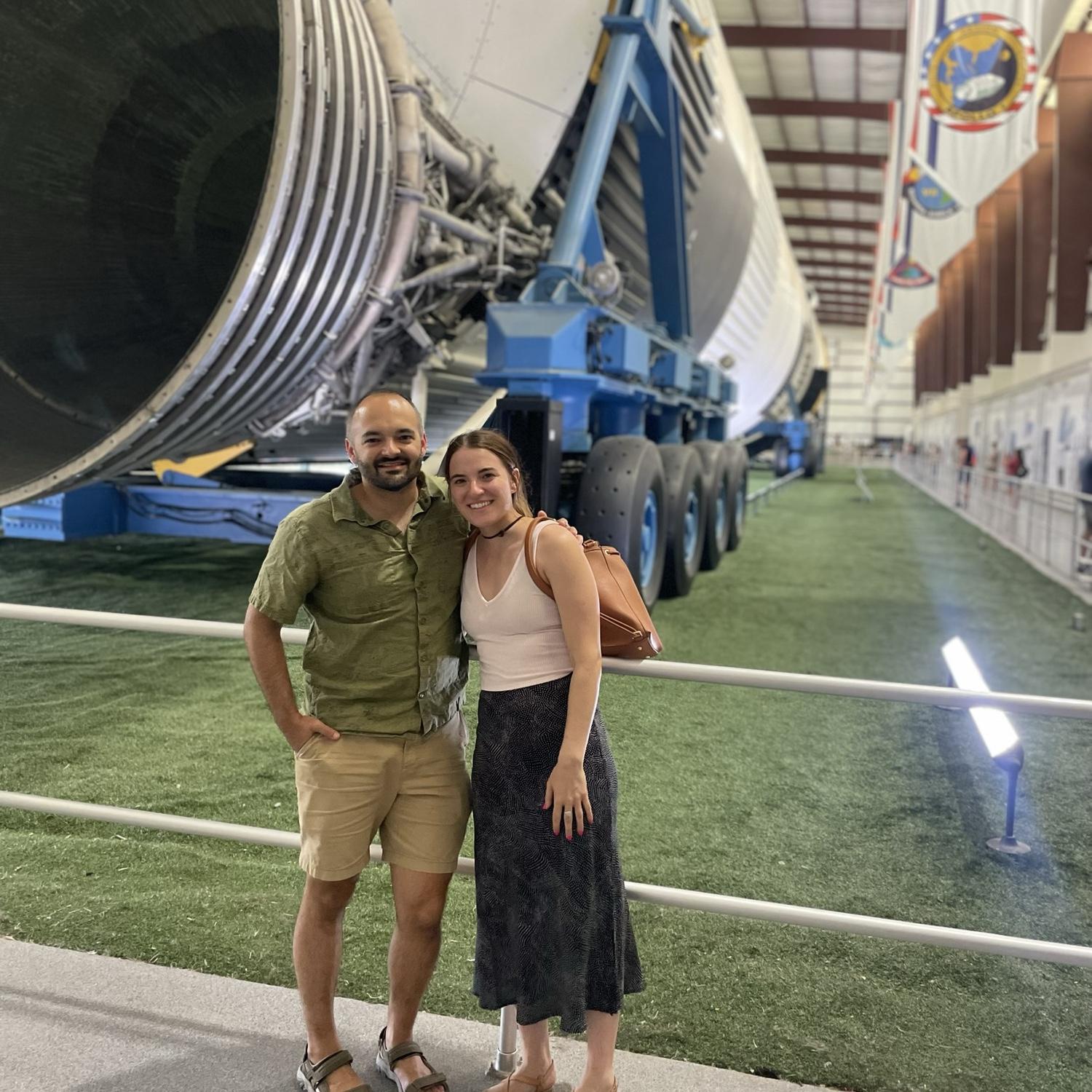 Just two engineers enjoying a rocket
