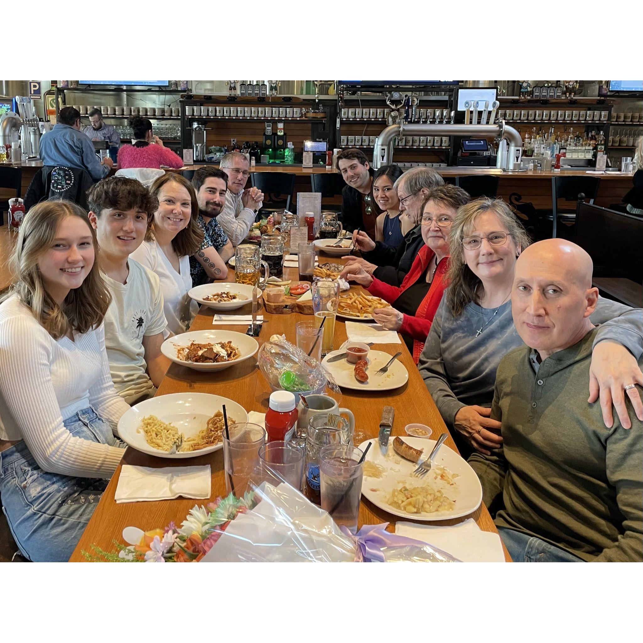 With the Millers and Candellas