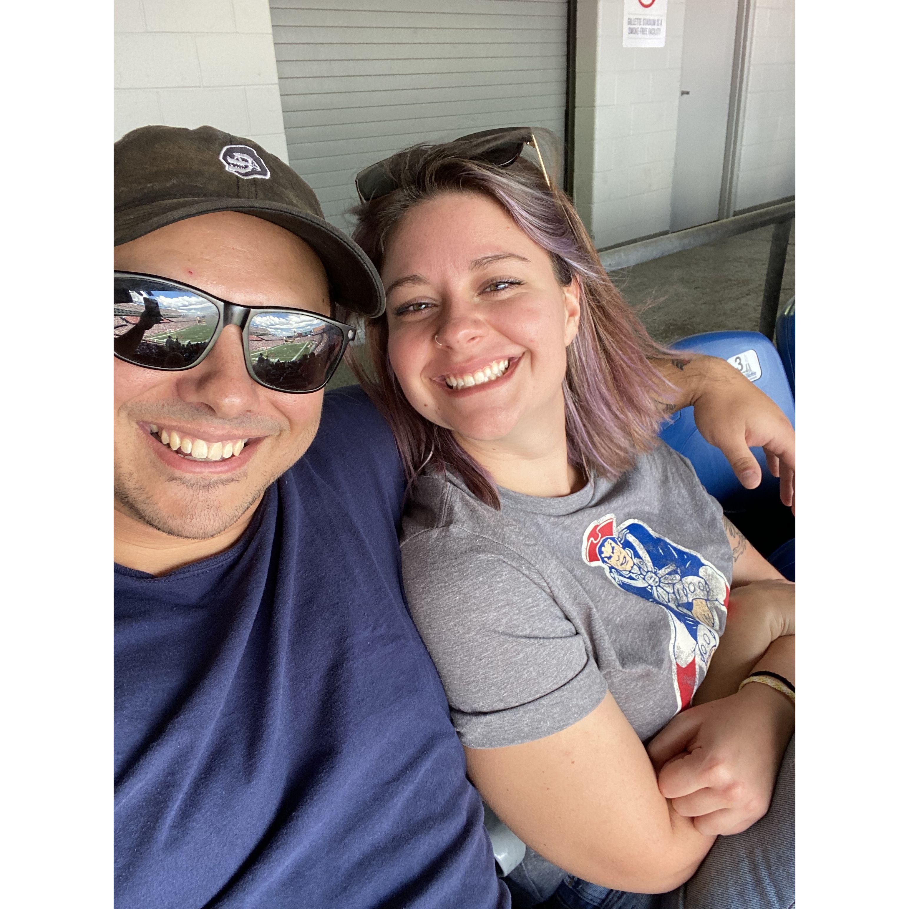 Date to Gillette Stadium our first month dating in September 2021