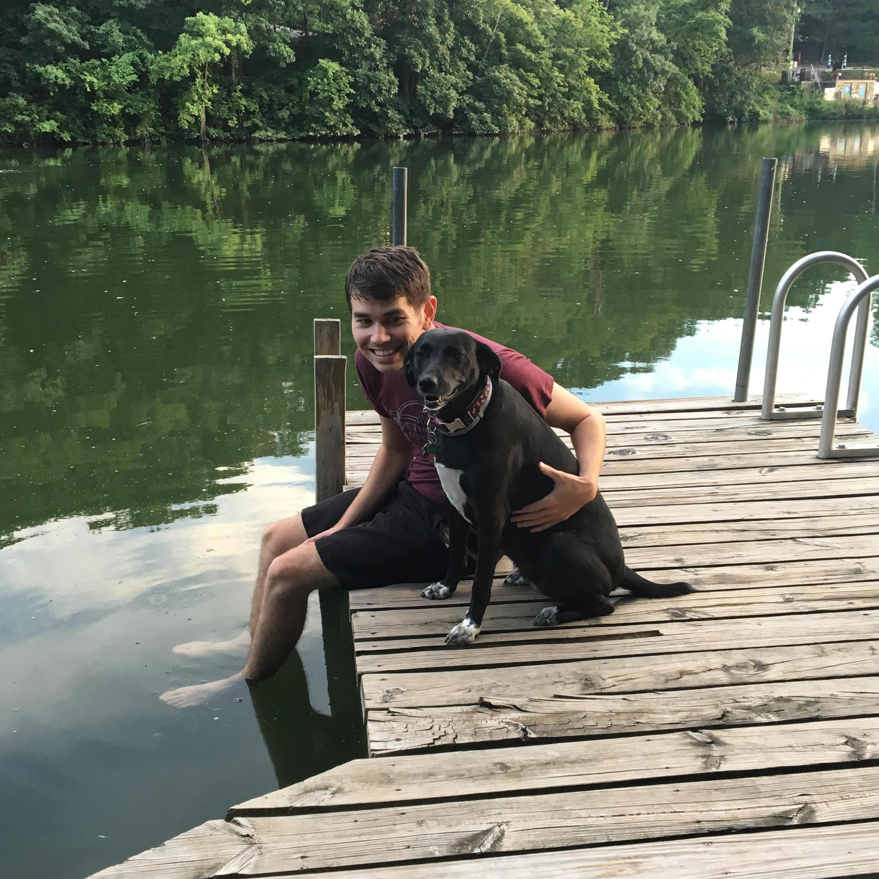 Seth and Addie at Black Swan Lake.
