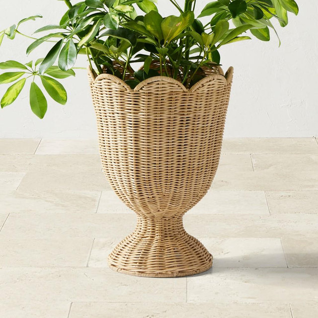 Woven Urn Planter, Medium