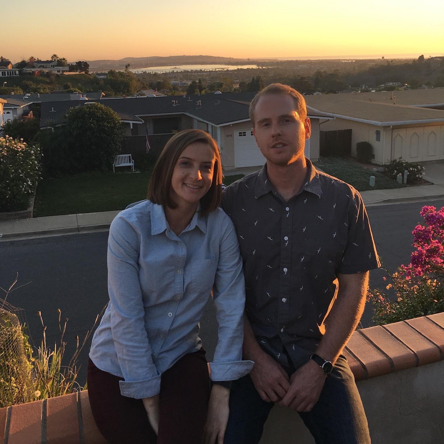 Aunt Susan's house in San Diego