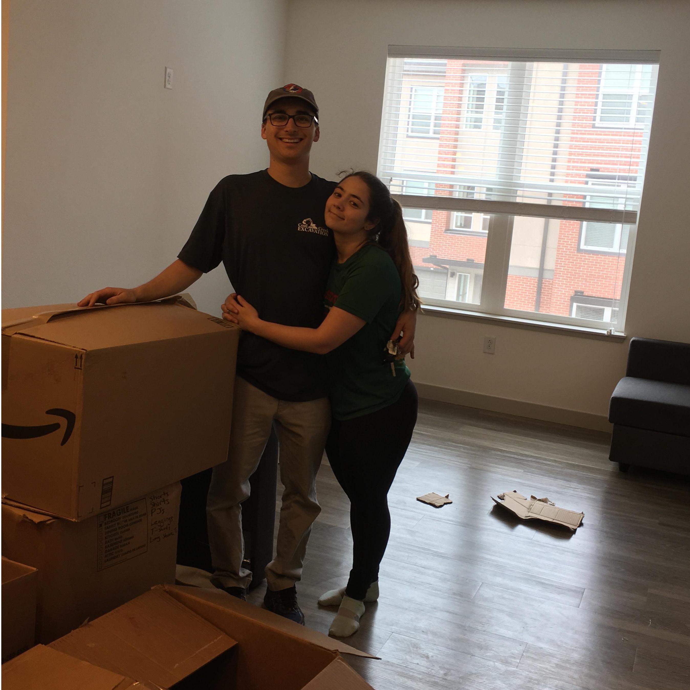 Crystal finally stops mooching off her siblings! Crystal and Nick get their very own place together in Westminster, Colorado
May, 2018