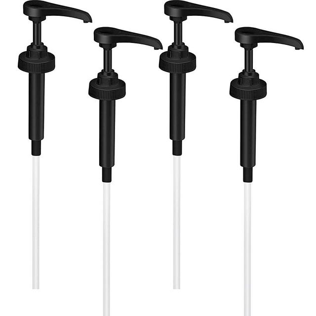 Gallon Jug Pump Dispenser (38/400) Fit Most 1 Gallon Jug and Containers BPA-Free Pump Lid Top Replacement Gallon Pumper for Gallon Bottle with Food and Industrial (4 Pieces)