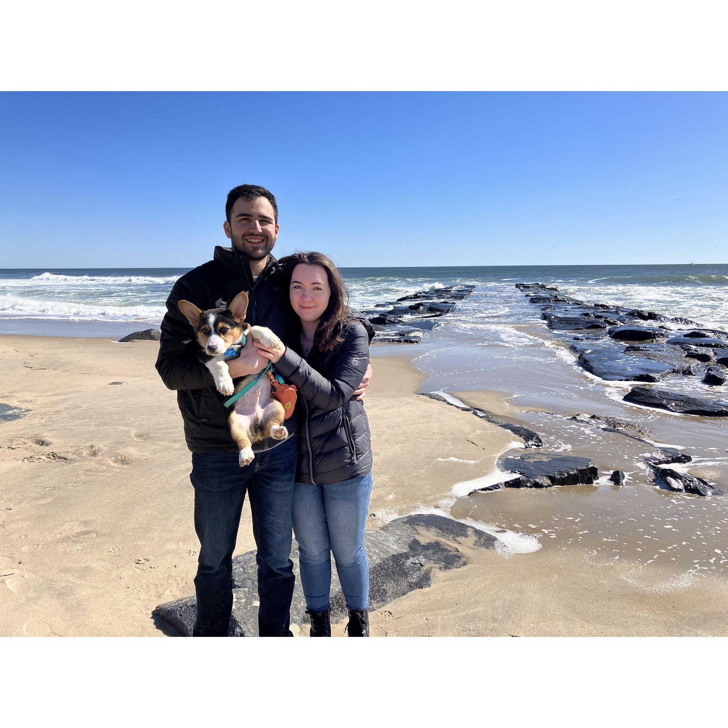 Teddy's First Trip to Ocean Grove, NJ - 3/26/23
