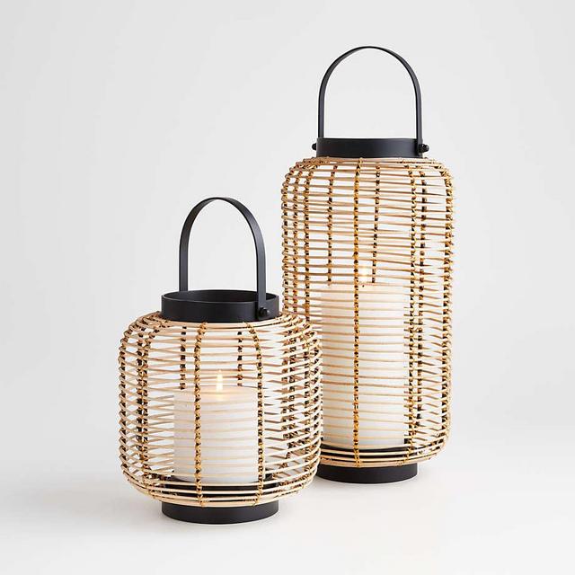 Brigton Rattan Lanterns