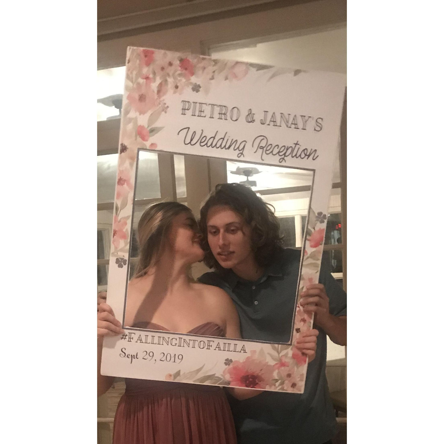 Sep '19 - Spreading rumors at Janay & Peter's wedding.