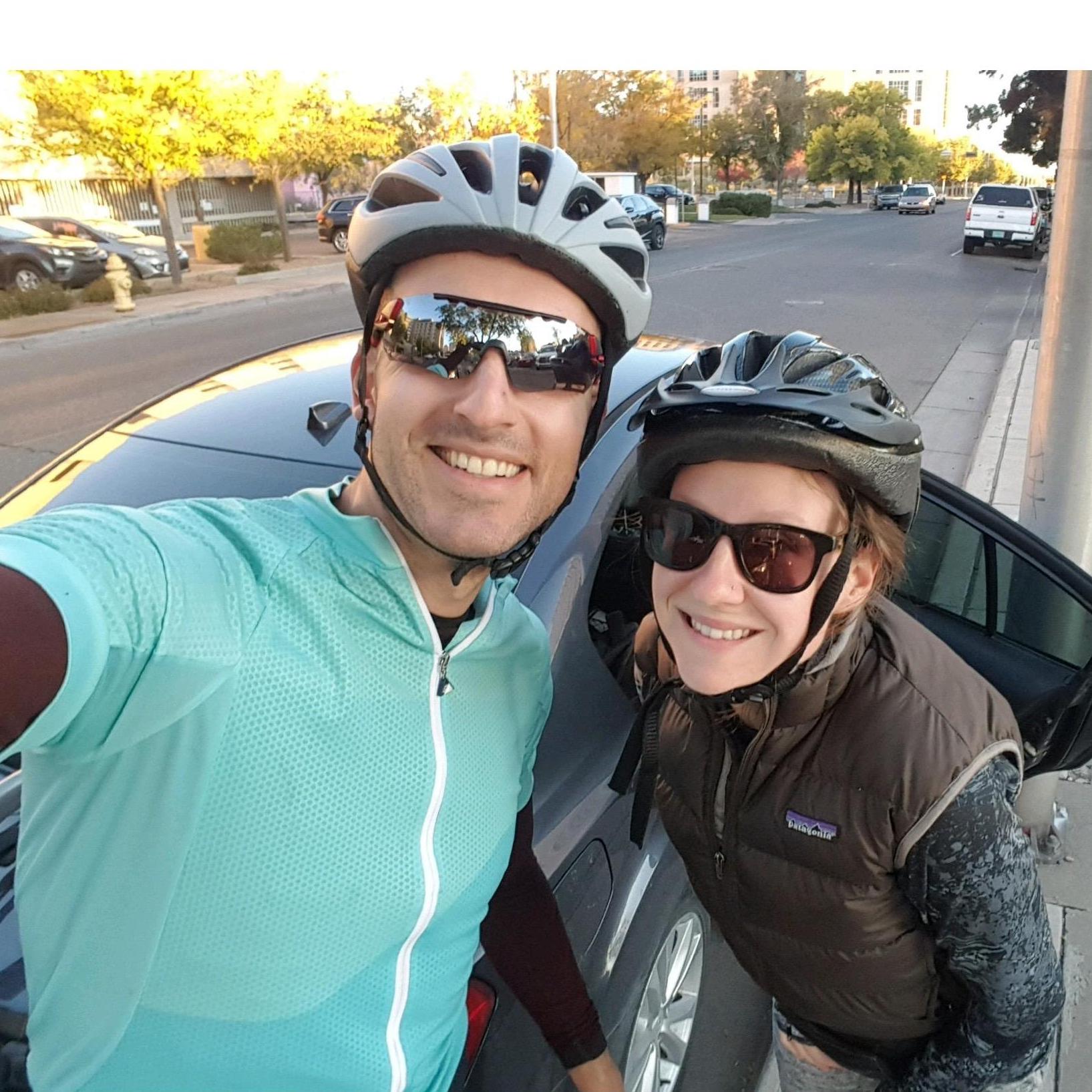 First Bike Race Together - Albuquerque, NM October 2019