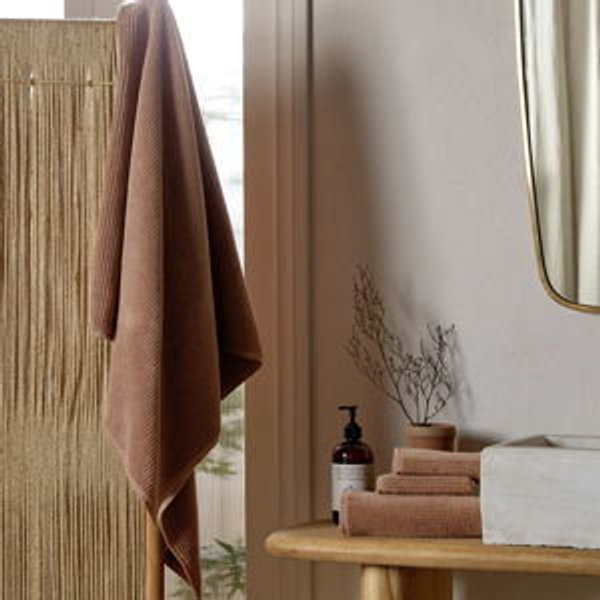 2+2 Soft Rib Bath Bundle - Adobe