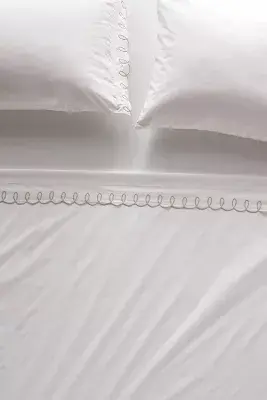 Maeve by Anthropologie Looped Organic Percale Sheet Set