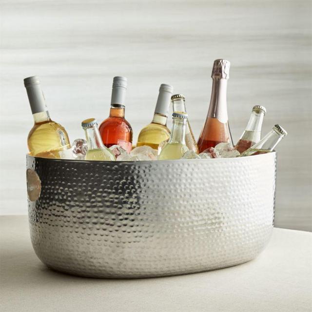 Bash Silver Beverage Tub