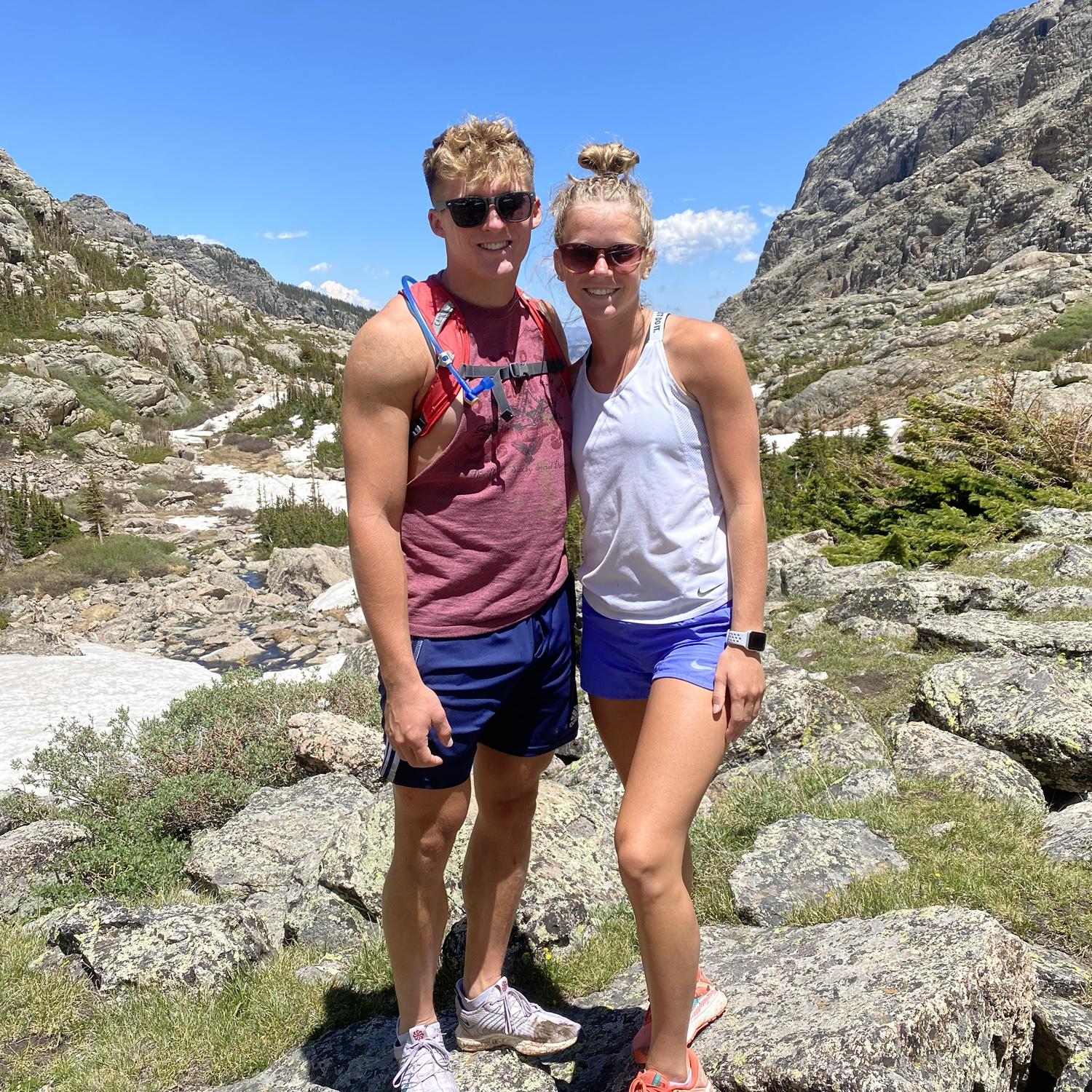 Our first trip with Hayden's family. In the mountains of CO